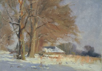 Linden im Schnee von Trevor Chamberlain